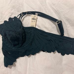 NWT green Aerie lace Balconette bra